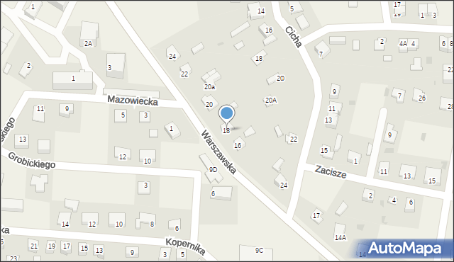 Baboszewo, Warszawska, 18, mapa Baboszewo