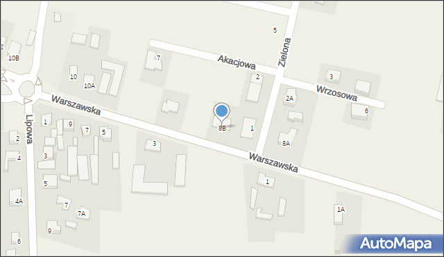 Baboszewo, Warszawska, 8B, mapa Baboszewo