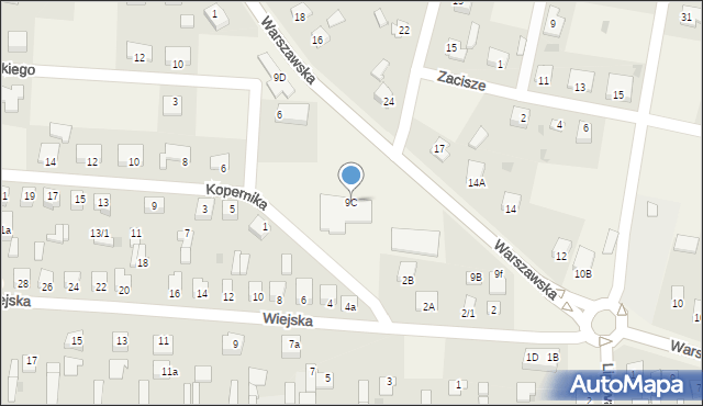 Baboszewo, Warszawska, 9C, mapa Baboszewo