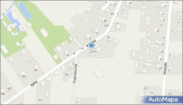 Bartkowice, Wąska, 17, mapa Bartkowice