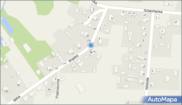 Bartkowice, Wąska, 5a, mapa Bartkowice