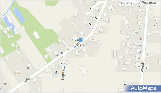 Bartkowice, Wąska, 7, mapa Bartkowice