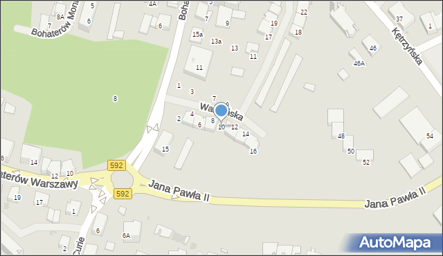 Bartoszyce, Warmińska, 10, mapa Bartoszyce