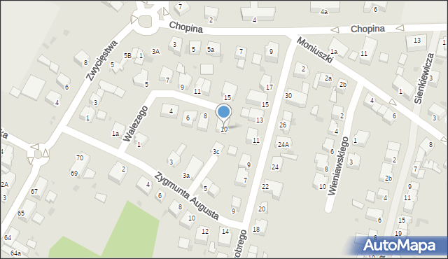 Białogard, Walezego Henryka, 10, mapa Białogard