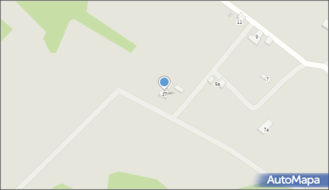 Biecz, Wapniska, 17, mapa Biecz