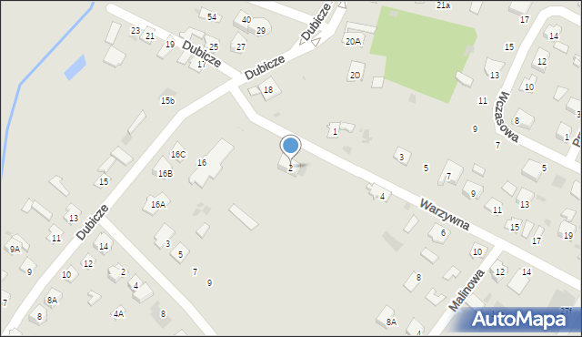 Bielsk Podlaski, Warzywna, 2, mapa Bielsk Podlaski