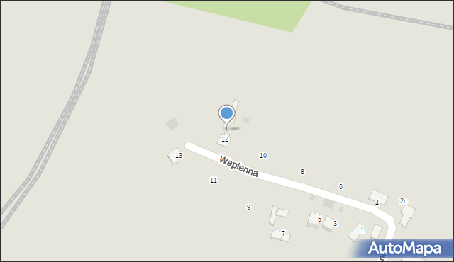 Bieruń, Wapienna, 12a, mapa Bieruń