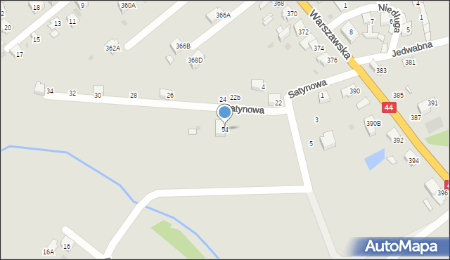 Bieruń, Warszawska, 386, mapa Bieruń