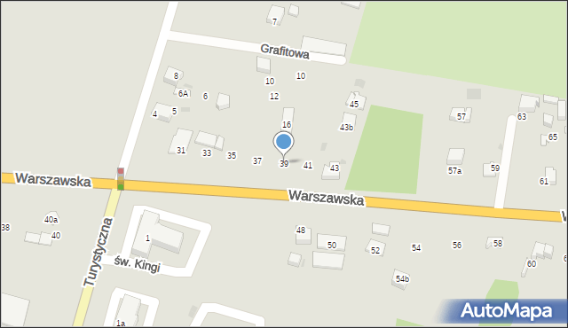 Bieruń, Warszawska, 39, mapa Bieruń