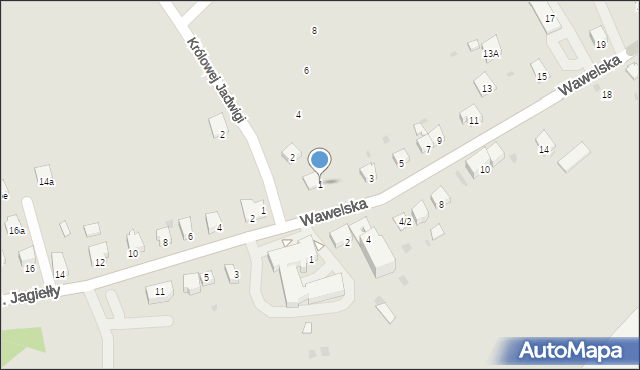 Bieruń, Wawelska, 1, mapa Bieruń