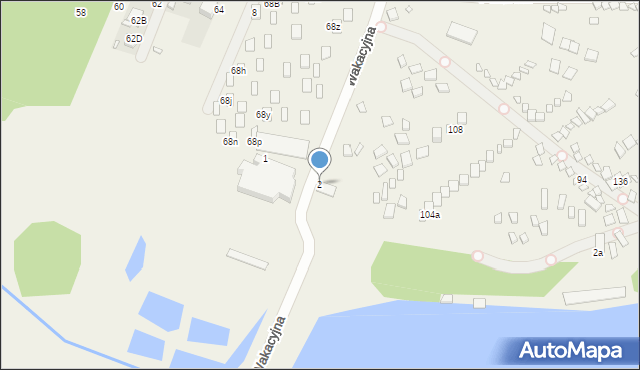 Boguchwałowice, Wakacyjna, 2, mapa Boguchwałowice