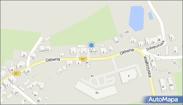 Boguszów-Gorce, Wałbrzyska, 7, mapa Boguszów-Gorce