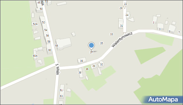 Boguszów-Gorce, Waryńskiego Ludwika, 37, mapa Boguszów-Gorce
