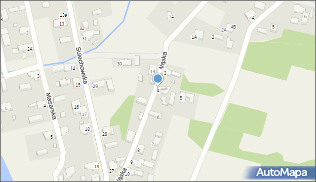 Bojadła, Wąska, 4, mapa Bojadła