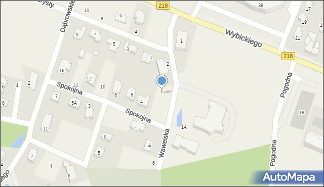 Bojano, Wawelska, 2a, mapa Bojano