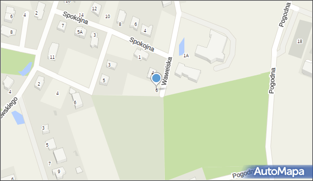 Bojano, Wawelska, 6, mapa Bojano