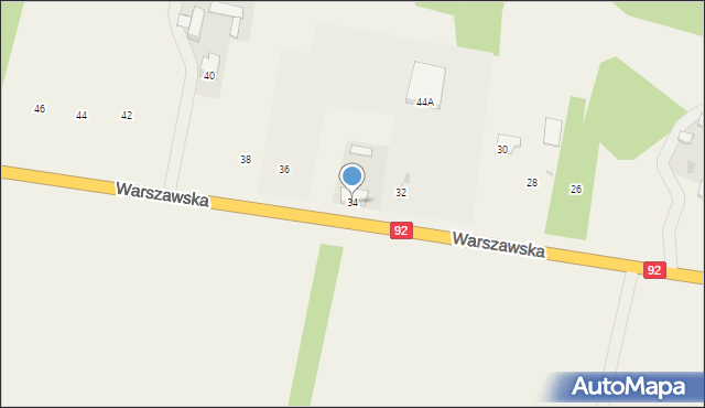 Bojmie, Warszawska, 34, mapa Bojmie