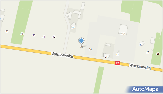 Bojmie, Warszawska, 38, mapa Bojmie