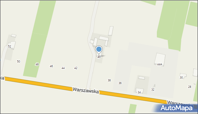 Bojmie, Warszawska, 40, mapa Bojmie