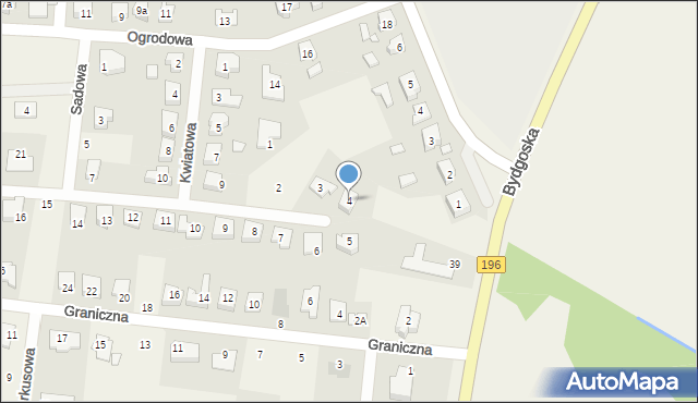 Bolechowo-Osiedle, Warzywna, 4, mapa Bolechowo-Osiedle