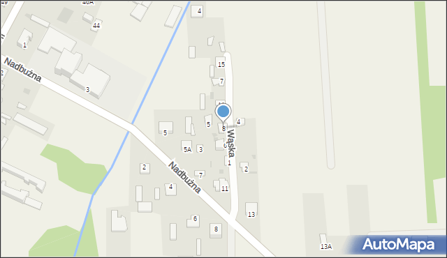 Brańszczyk, Wąska, 8, mapa Brańszczyk