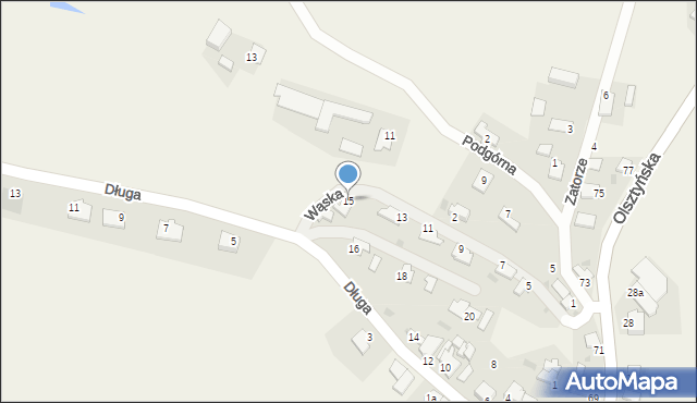 Bratian, Wąska, 15, mapa Bratian