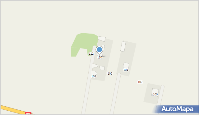 Broszków, Warszawska, 110, mapa Broszków