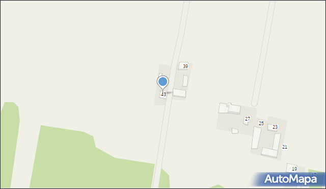 Broszków, Warszawska, 43, mapa Broszków