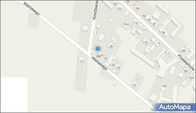 Bukówiec Górny, Wańskiego Jana, 30a, mapa Bukówiec Górny
