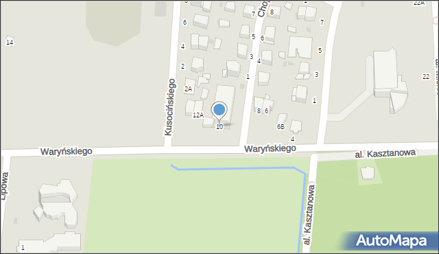 Busko-Zdrój, Waryńskiego Ludwika, 10, mapa Busko-Zdrój