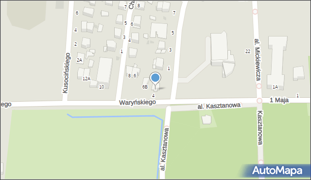 Busko-Zdrój, Waryńskiego Ludwika, 4a, mapa Busko-Zdrój