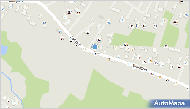 Bychawa, Wandzin, 2, mapa Bychawa