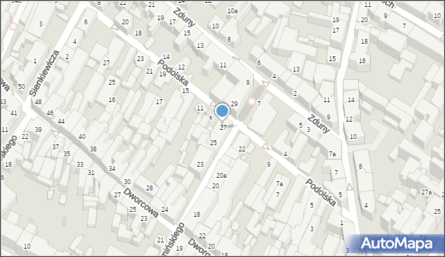 Bydgoszcz, Warmińskiego Emila, dr., 27, mapa Bydgoszczy