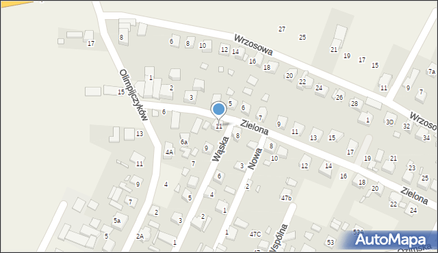 Chrząstowice, Wąska, 11, mapa Chrząstowice