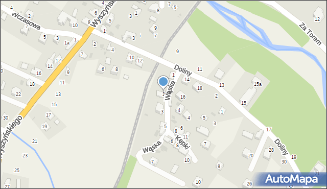 Cisiec, Wąska, 2, mapa Cisiec