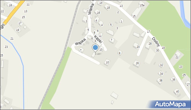 Cisiec, Wąska, 9, mapa Cisiec