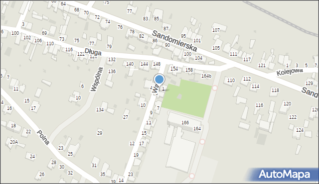 Ćmielów, Wąska, 3, mapa Ćmielów