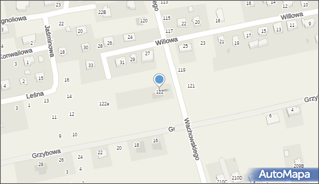 Ćmiłów, Wachowskiego Stanisława, ks., 122, mapa Ćmiłów