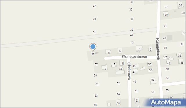 Ćmiłów, Wachowskiego Stanisława, ks., 55, mapa Ćmiłów