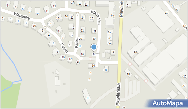 Czaplinek, Wasznika Pawła, 34, mapa Czaplinek