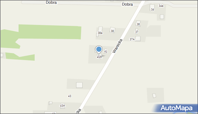 Czersk, Warecka, 41A, mapa Czersk