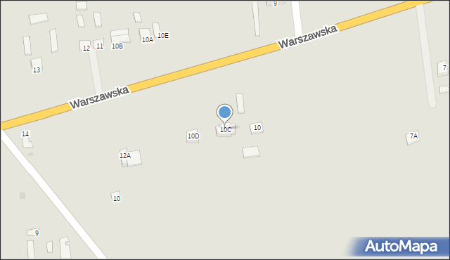 Czerwińsk nad Wisłą, Warszawska, 10C, mapa Czerwińsk nad Wisłą