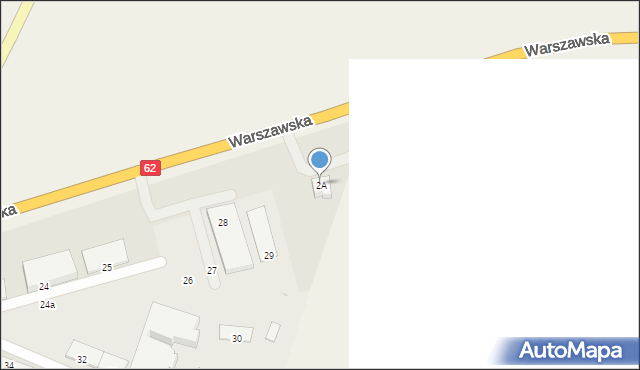 Czerwińsk nad Wisłą, Warszawska, 2A, mapa Czerwińsk nad Wisłą