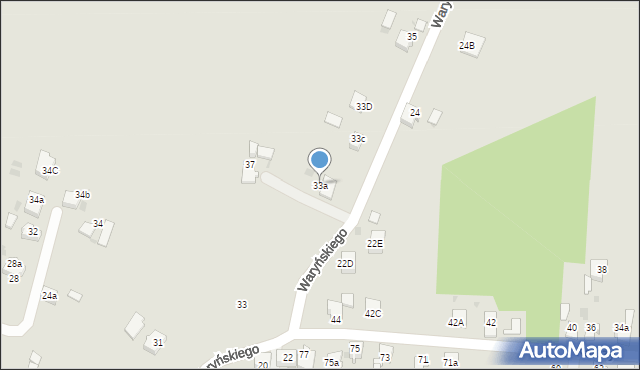 Czerwionka-Leszczyny, Waryńskiego Ludwika, 33a, mapa Czerwionka-Leszczyny
