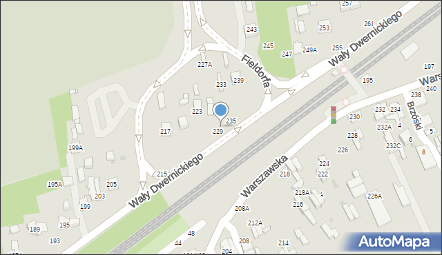 Częstochowa, Wały Józefa Dwernickiego, gen., 231, mapa Częstochowy