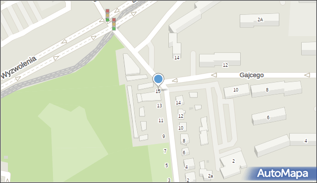 Częstochowa, Wańkowicza Melchiora, 15, mapa Częstochowy