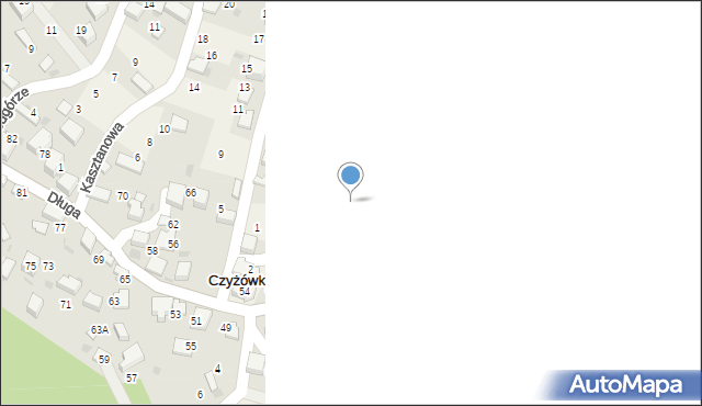 Czyżówka, Wąska, 8, mapa Czyżówka