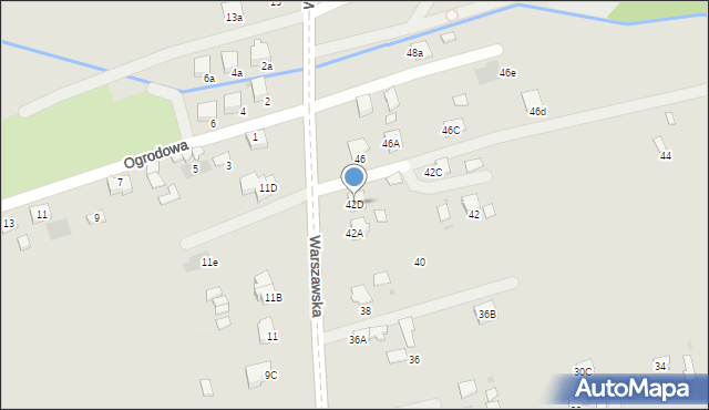 Dąbrowa Tarnowska, Warszawska, 42D, mapa Dąbrowa Tarnowska