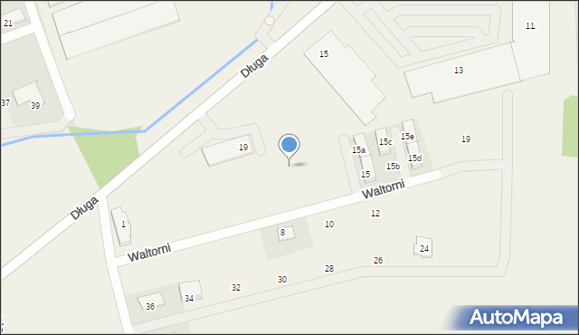 Dawidy Bankowe, Waltorni, 11c, mapa Dawidy Bankowe