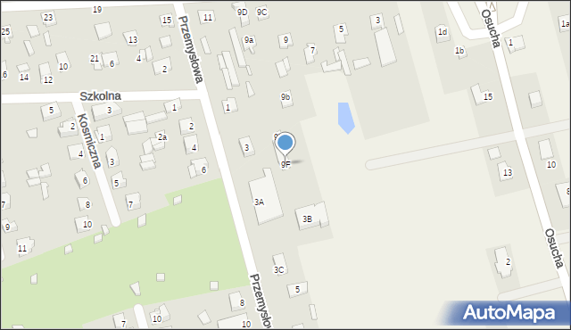 Dębe Wielkie, Warszawska, 9F, mapa Dębe Wielkie